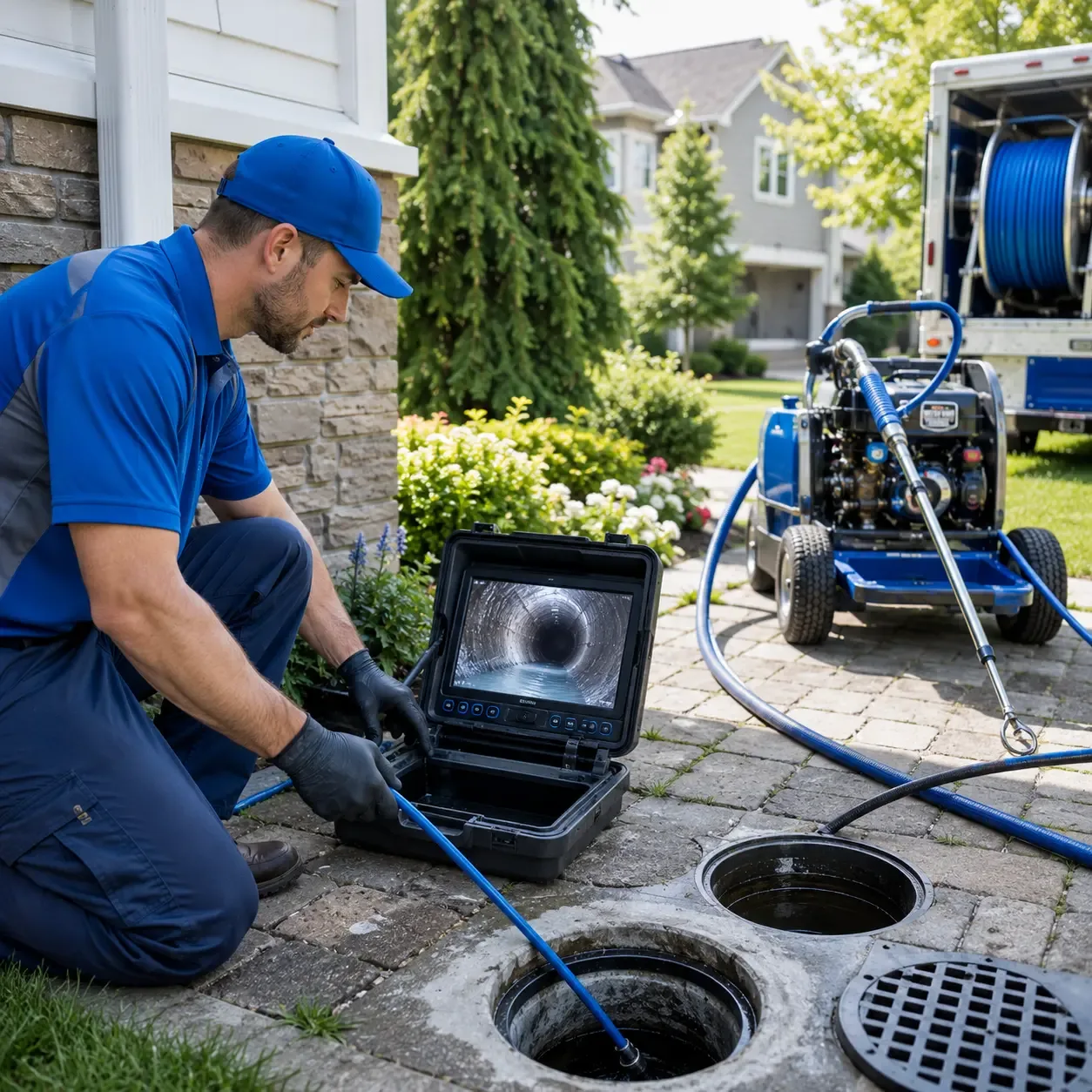 Outdoor drain cleaning professionals serving Draper, VA